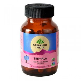 Organic India Triphala 60 Capsules Bottle