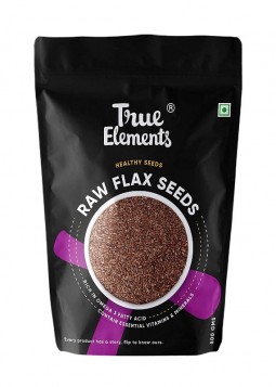 True Elements Raw Flax Seeds, 500g