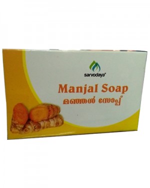 Sarvodaya Manjal Soap 75 gms (6 Nos)