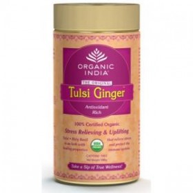 Organic India Tulsi Ginger Zipper 100 gms
