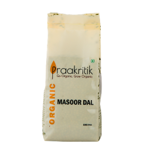 Praakritik Masoor Dal Organic 500 gm