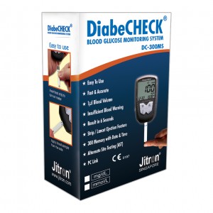 Jitron Diabecheck Blood Glucose Monitoring System-DC-300MS - 01 2019