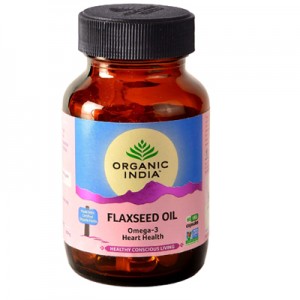 Organic India Flax Seed Oil 60 Capsules